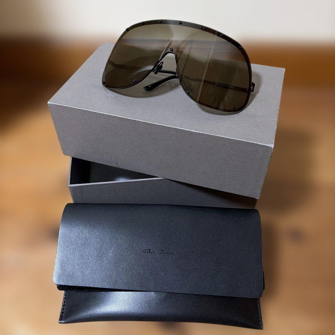 リックオウエンス Mask Shield サングラス　付属品完備