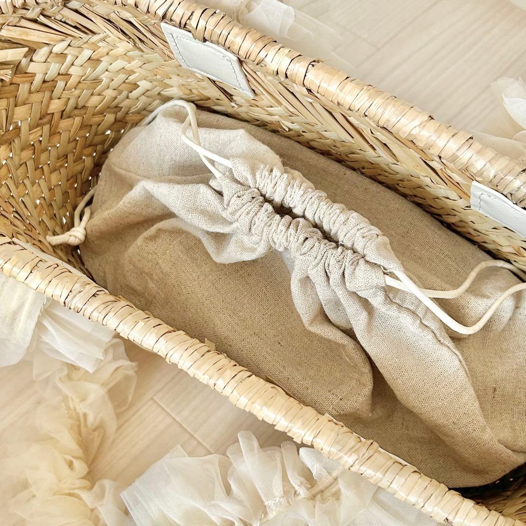 【週末限定セール】スナイデル SNIDEL ブレードチュールバッグ かごバッグ