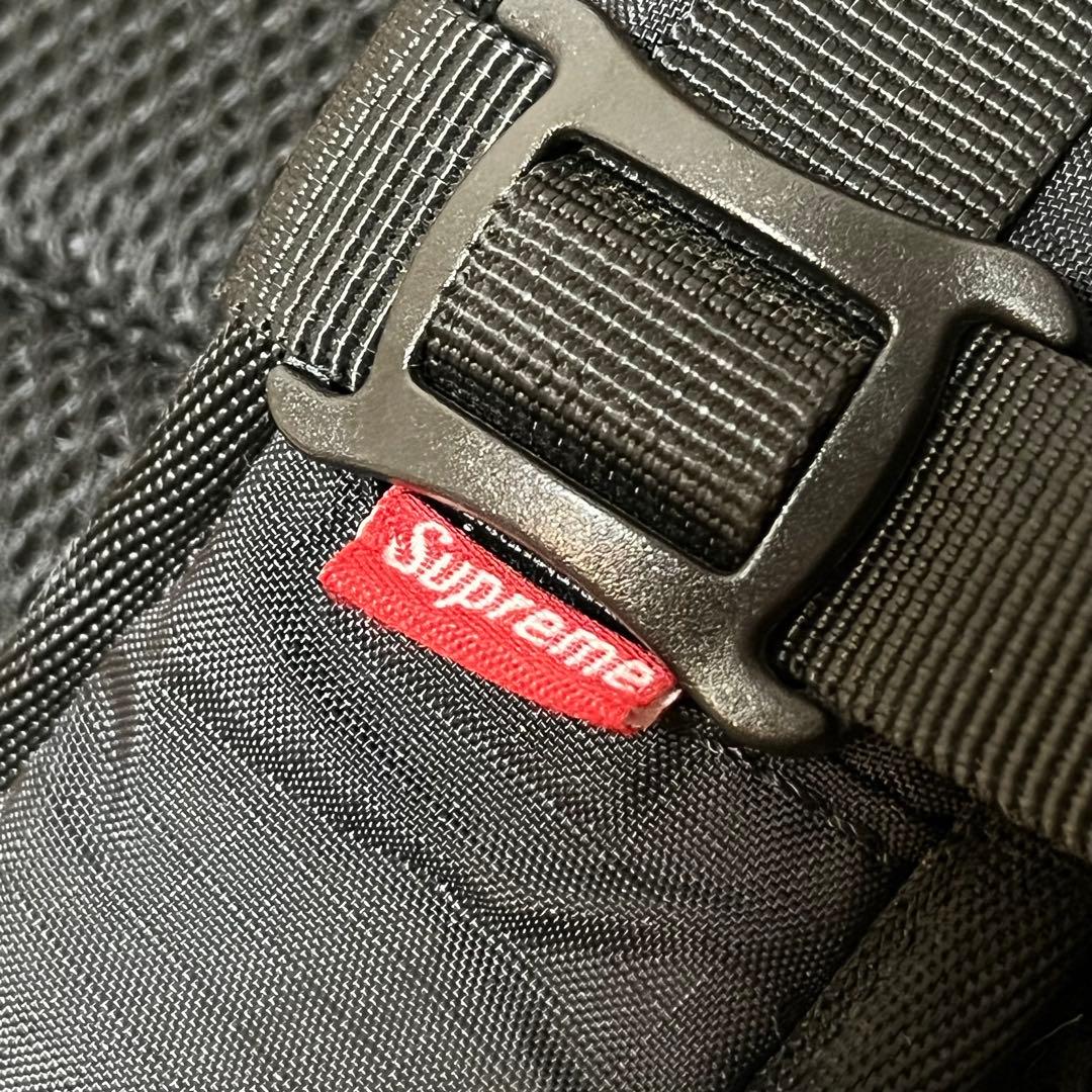 17SS Supereme コーデュラ　リップストップ　バックパック　ブラック