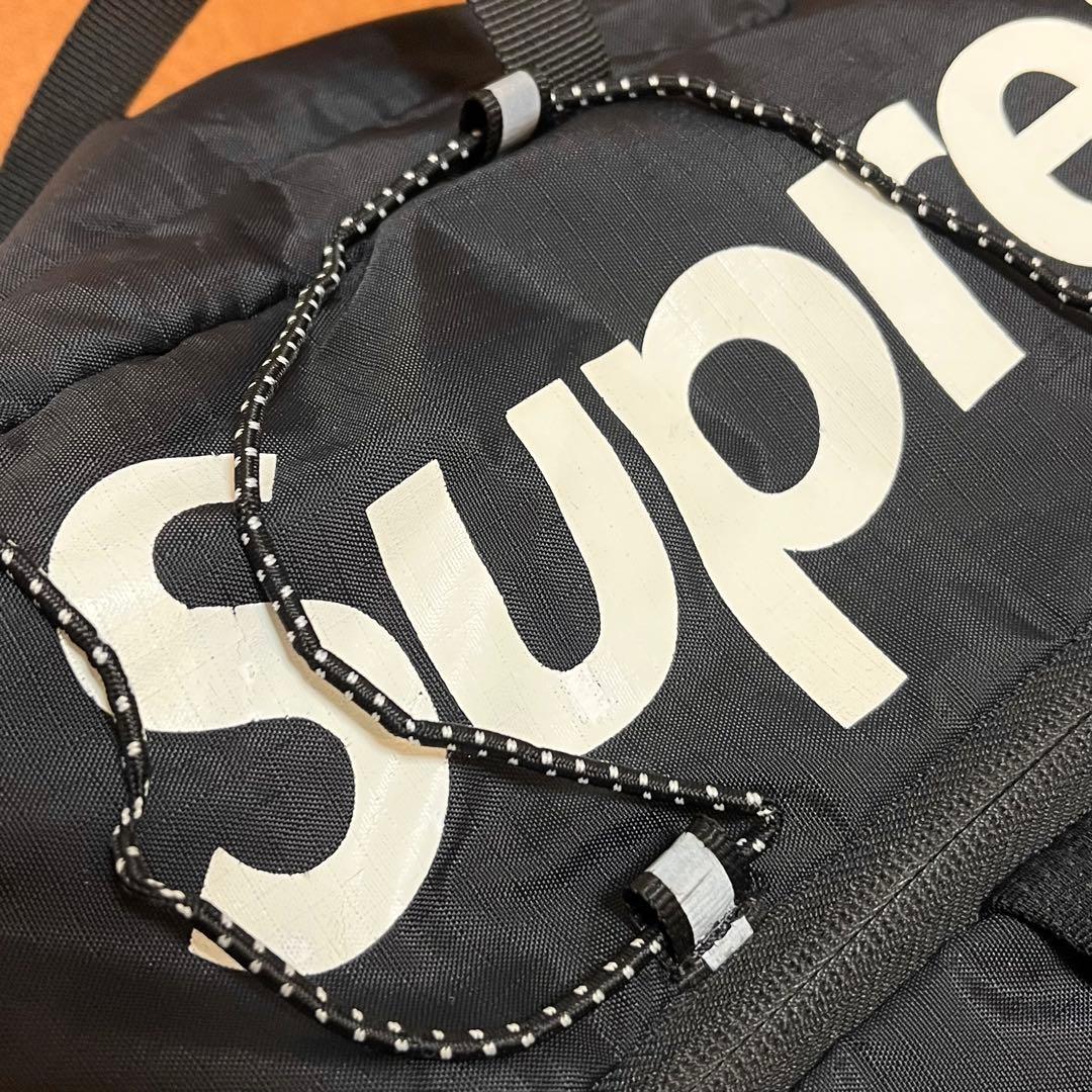 17SS Supereme コーデュラ　リップストップ　バックパック　ブラック