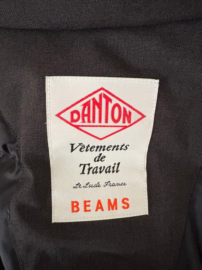 【美品】定価4.9万　ダントン✖️BEAMS Army Hooded Jacket