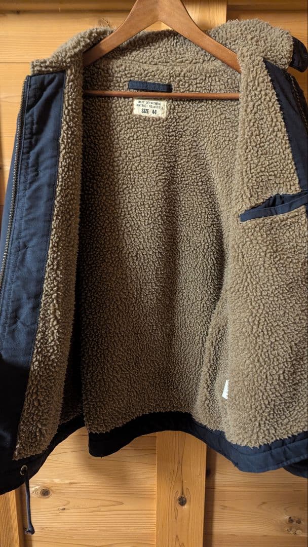 Waiper N-1 デッキジャケット サイズ44 ネイビー　ミリタリー