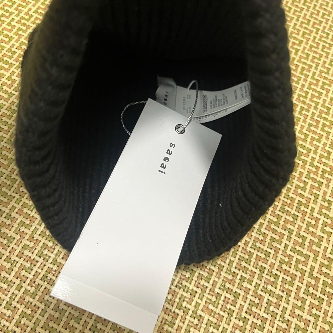 Sacai Carhartt WIP ニット帽 黒