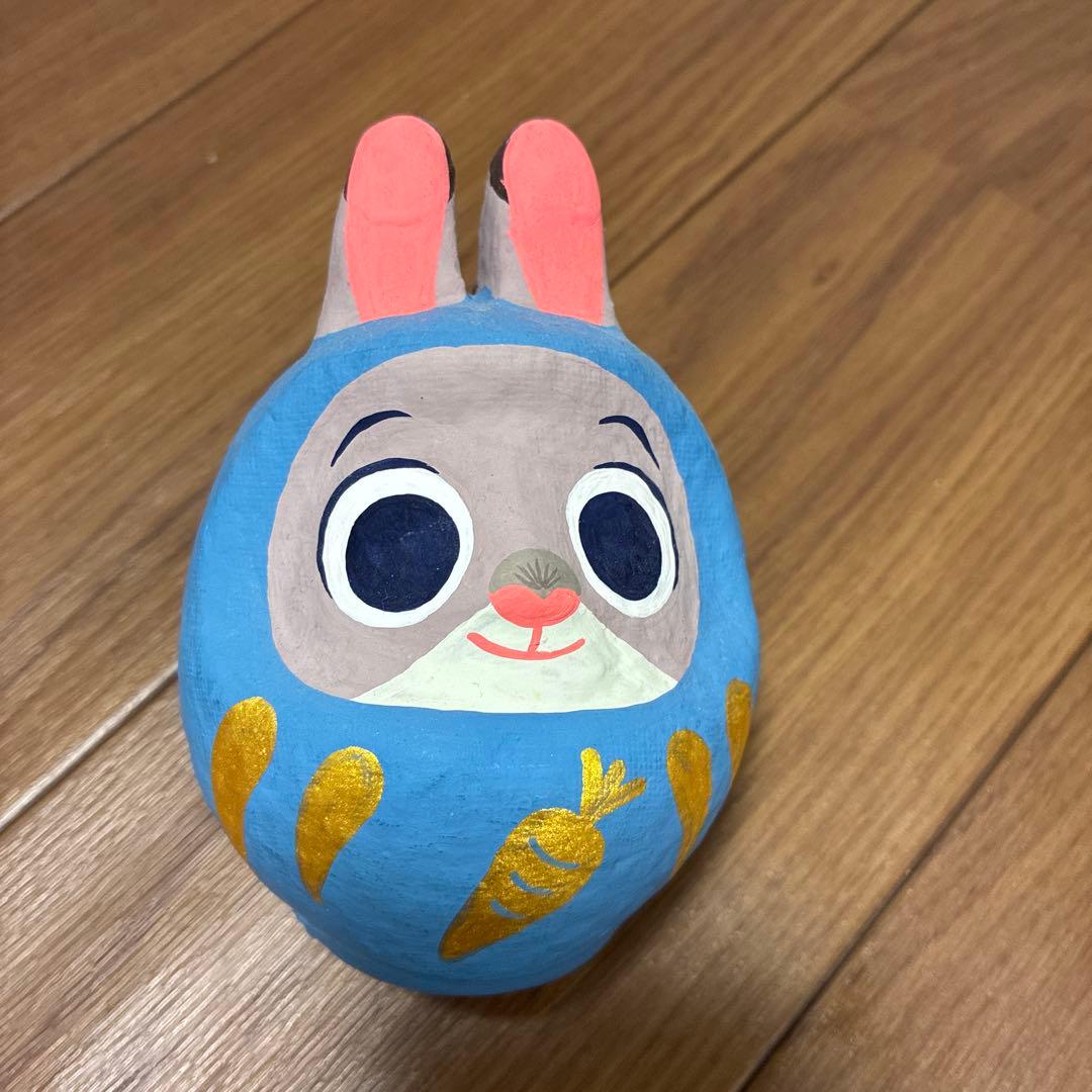 【美品】ズートピア　高崎だるま　ニック　ジュディ　職人手作り