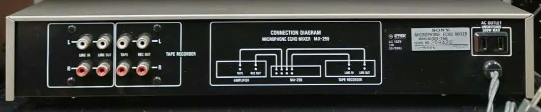 ■■SONY MX-250 マイクミキサー