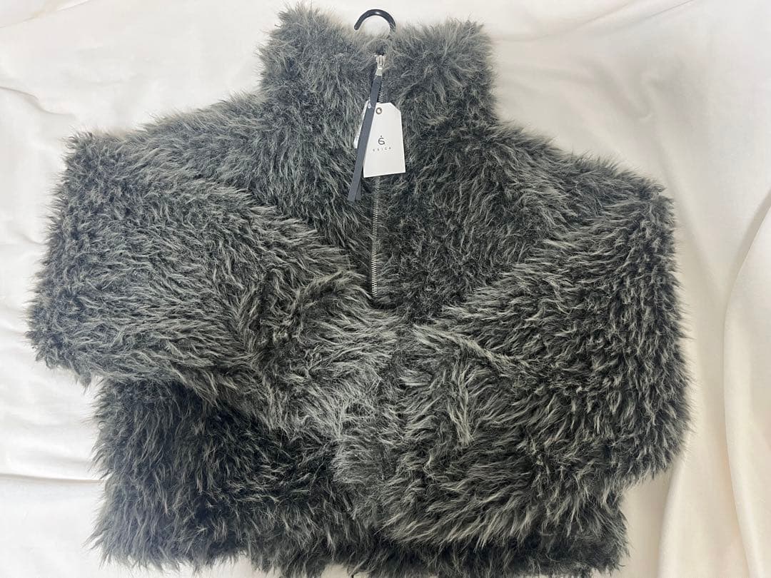 ミックスシープファースタンドブルゾン　esica