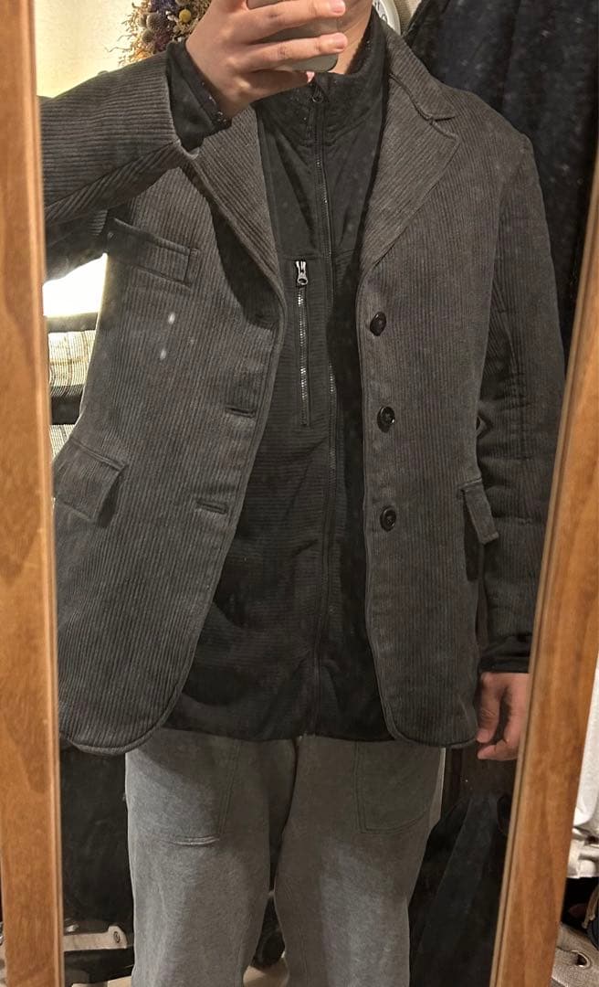 40年代 フランス製 コットンピケ テイラードジャケット