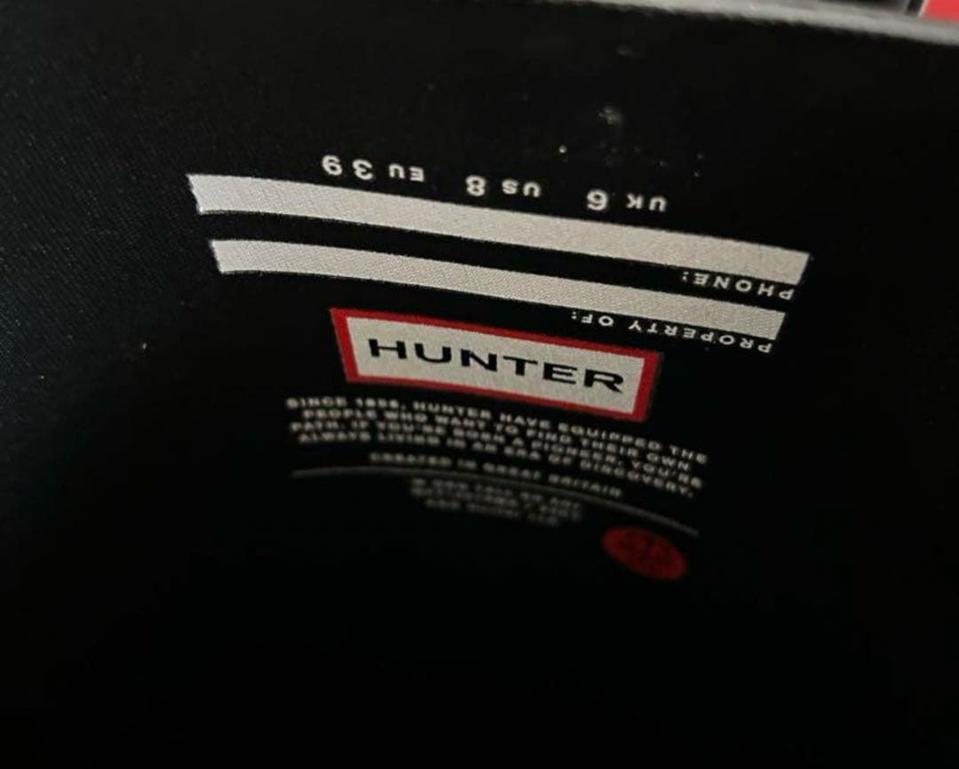 Hunter ハンター　長靴　レインブーツ　大きいサイズ