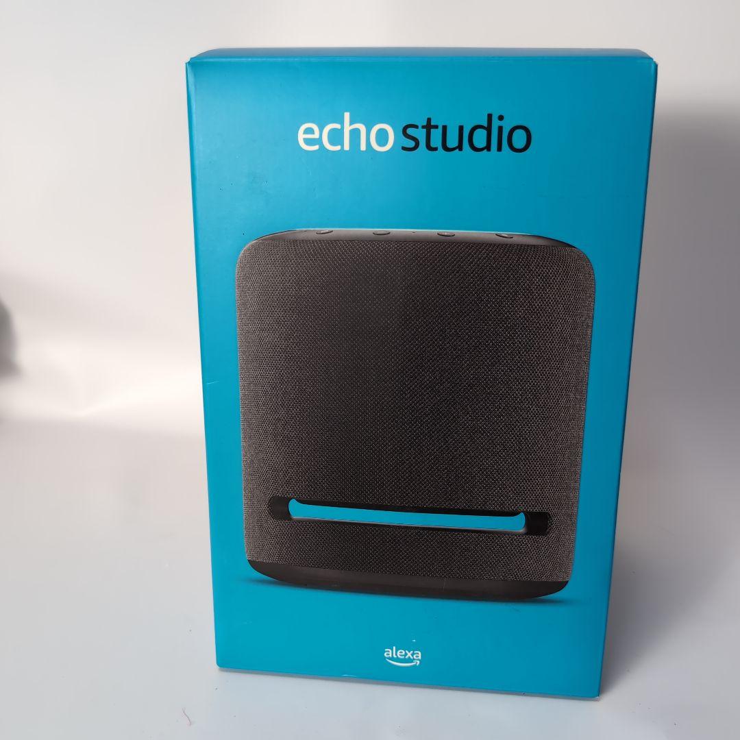 スマートスピーカー グレー 円筒形