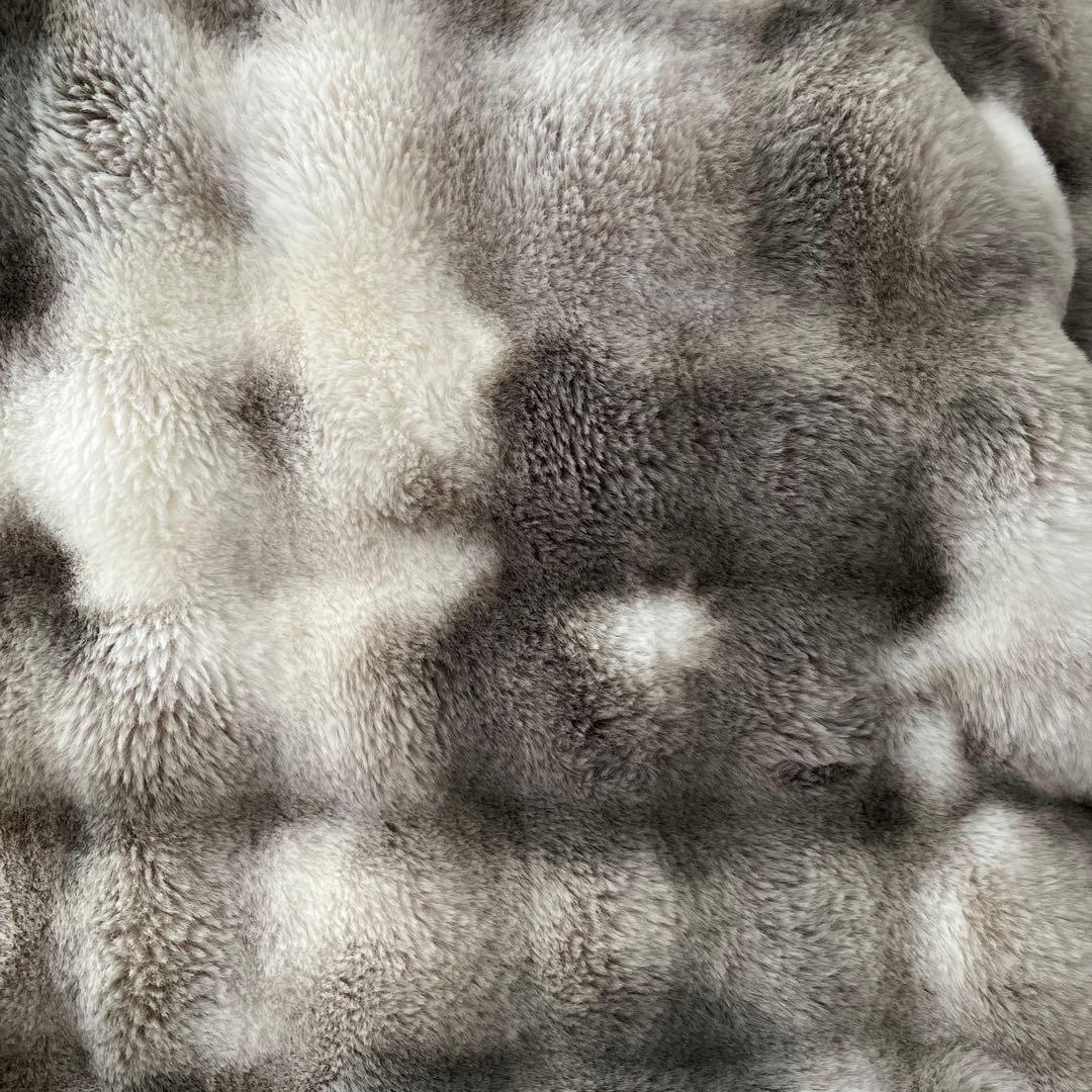 【美品】Francfranc WARMYポコモコファー掛布団カバーシングル