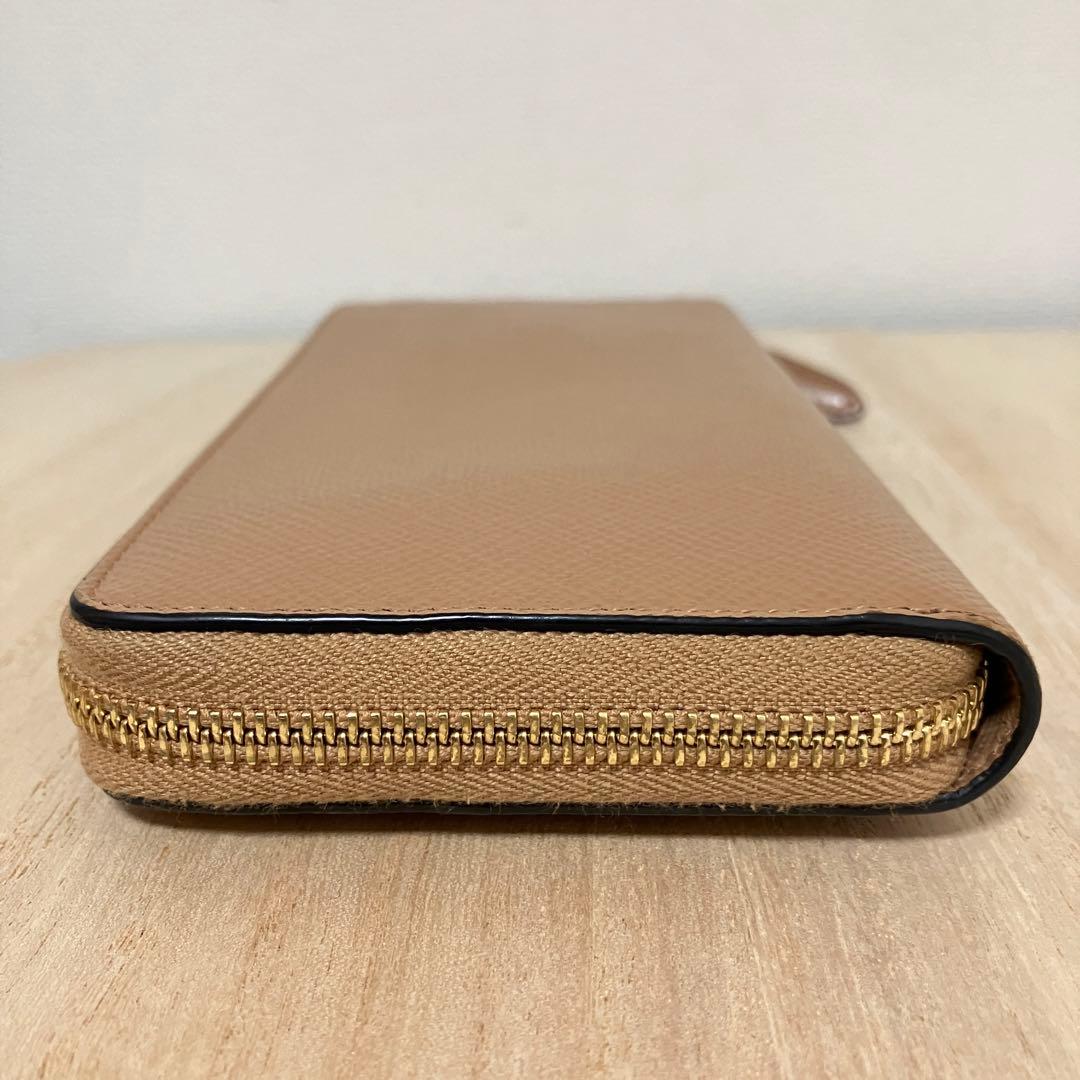 訳あり✨SMYTHSON✨スマイソン✨長財布 ラウンドジップ✨ライトブラウン