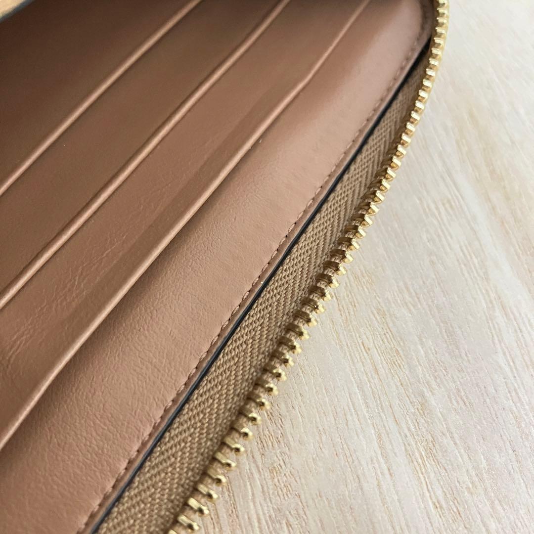 訳あり✨SMYTHSON✨スマイソン✨長財布 ラウンドジップ✨ライトブラウン