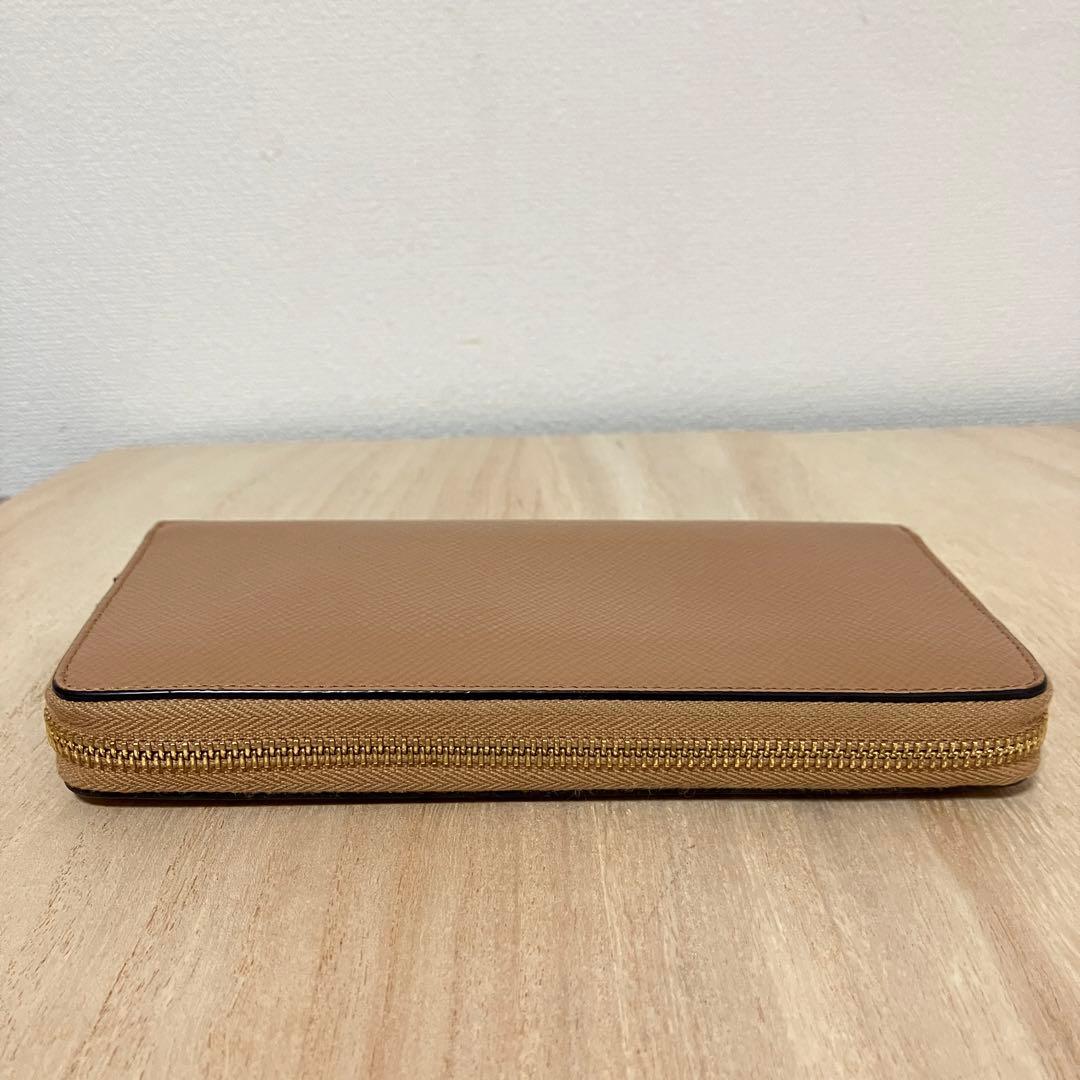 訳あり✨SMYTHSON✨スマイソン✨長財布 ラウンドジップ✨ライトブラウン