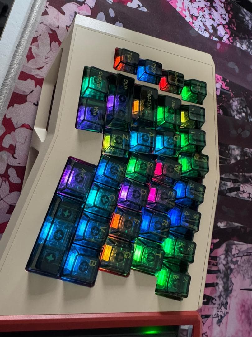 angry miao am afa r2 VF-19 自作キーボード