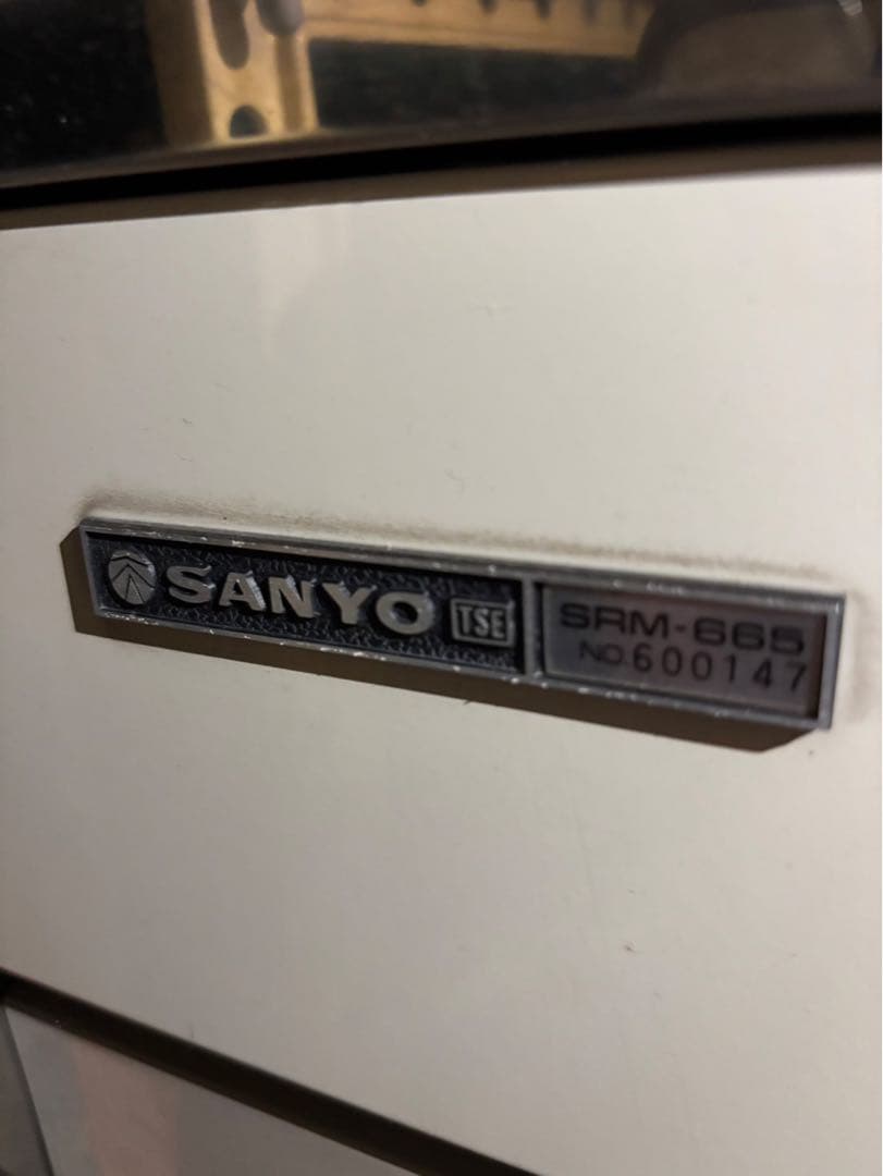 SANYO SRM-865 冷蔵庫 ガラス扉式　2台まとめ売り 業務用冷蔵庫