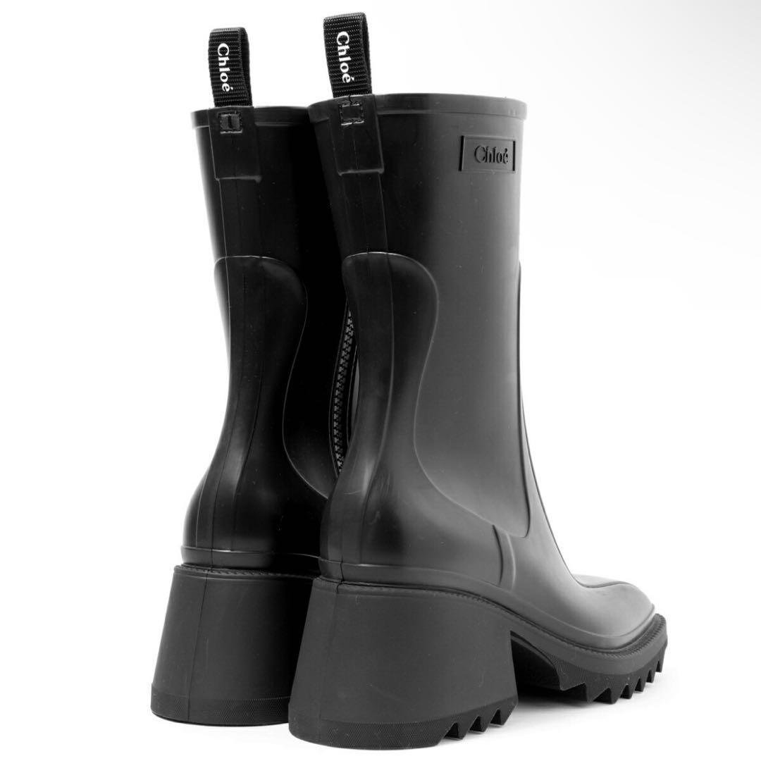 F*x様 超美品 Chloe クロエ レインブーツ ブラック 2025SS