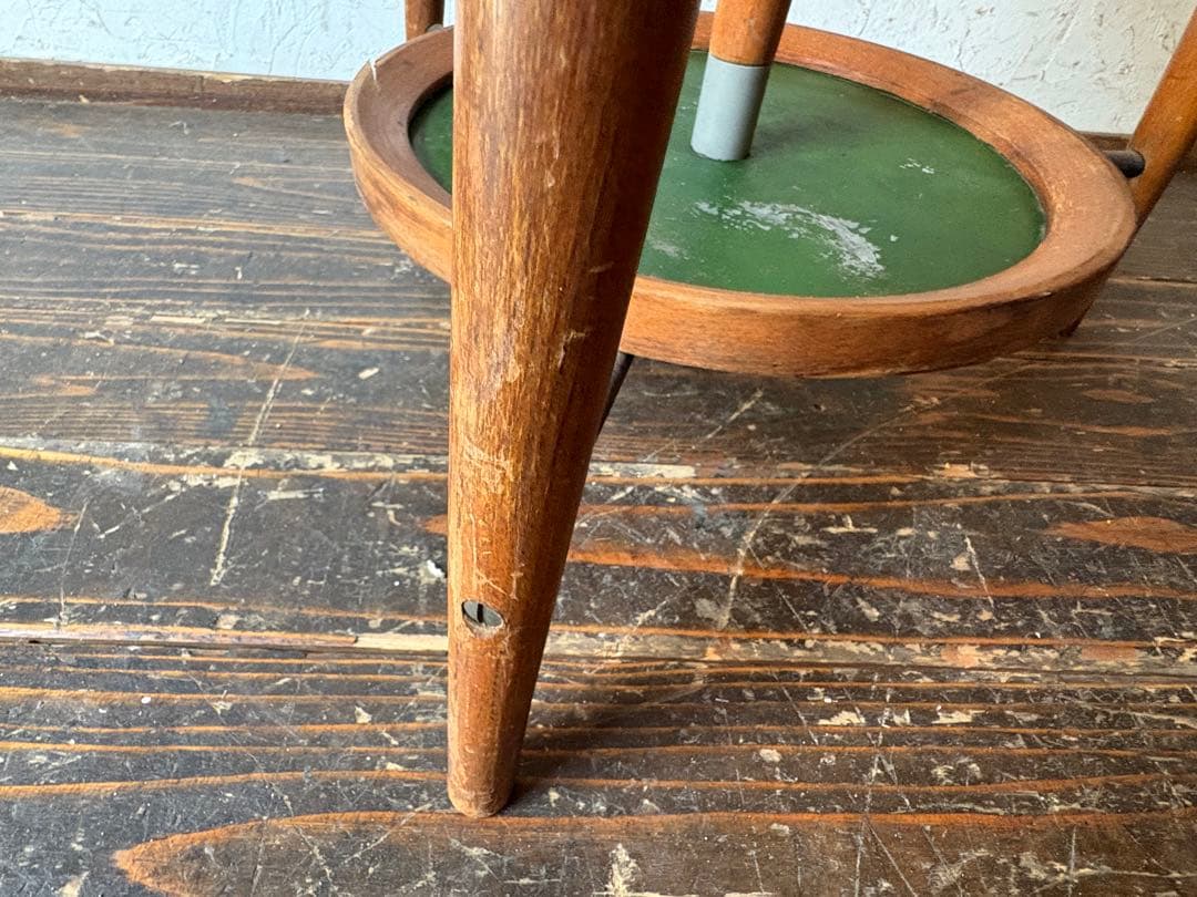 木製コートハンガー 傘立て付き レトロ アンティーク