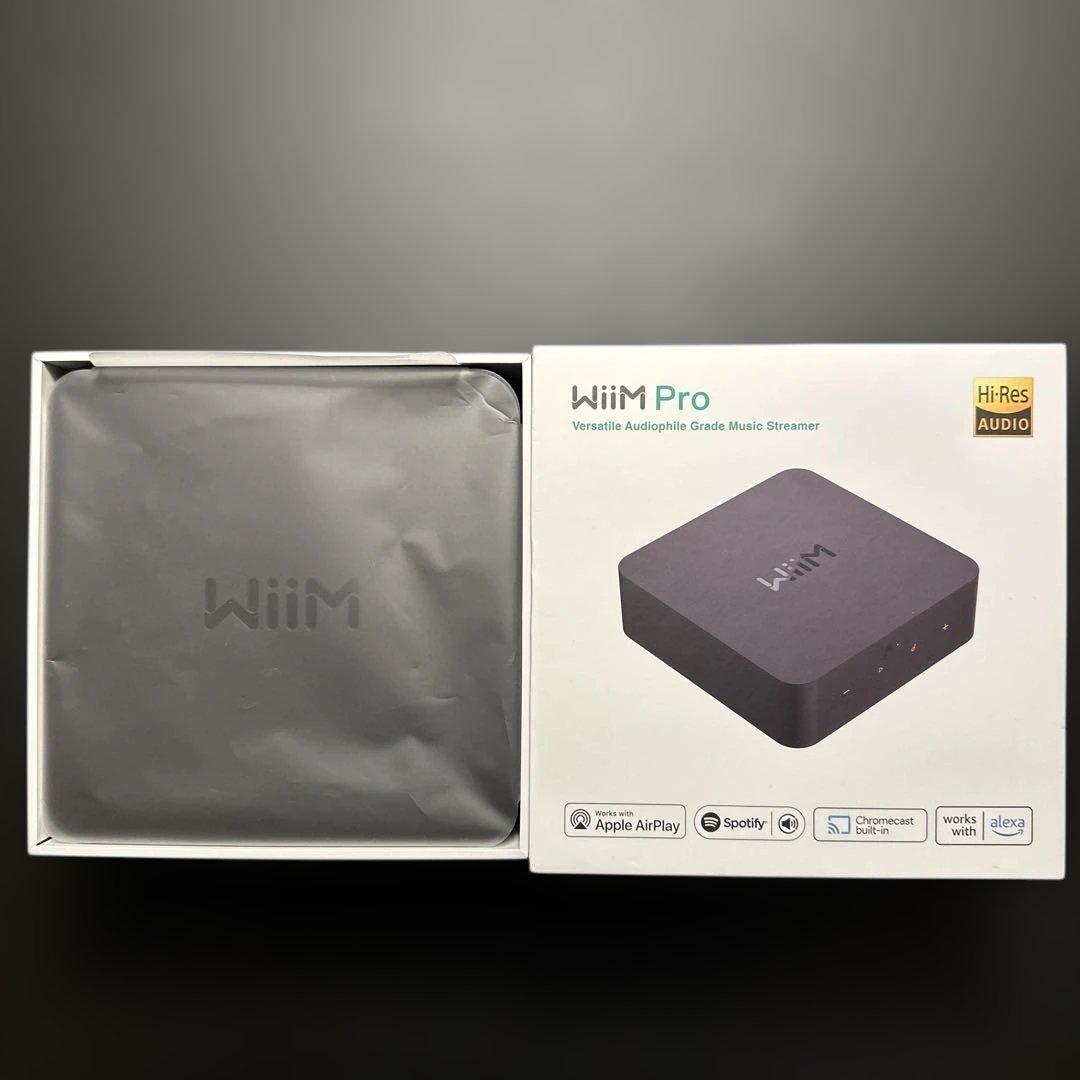 WiiM Pro AirPlay 2 レシーバー クロームキャスト対応 WiFi