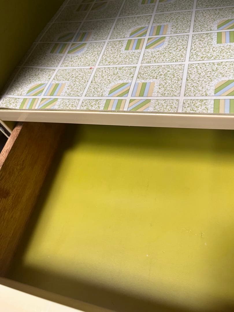 ヒジキ＊棚 チェスト 昭和レトロ レトロポップ 当時物 インテリア 緑