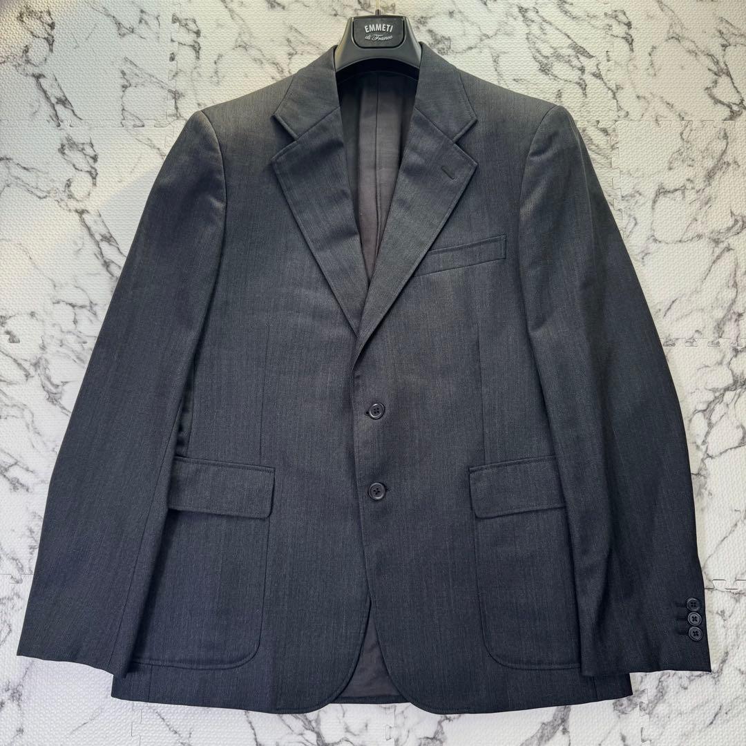 極美品◎ダブルアールエル　スーツ　セットアップ　ヘリンボーン　テーラリング