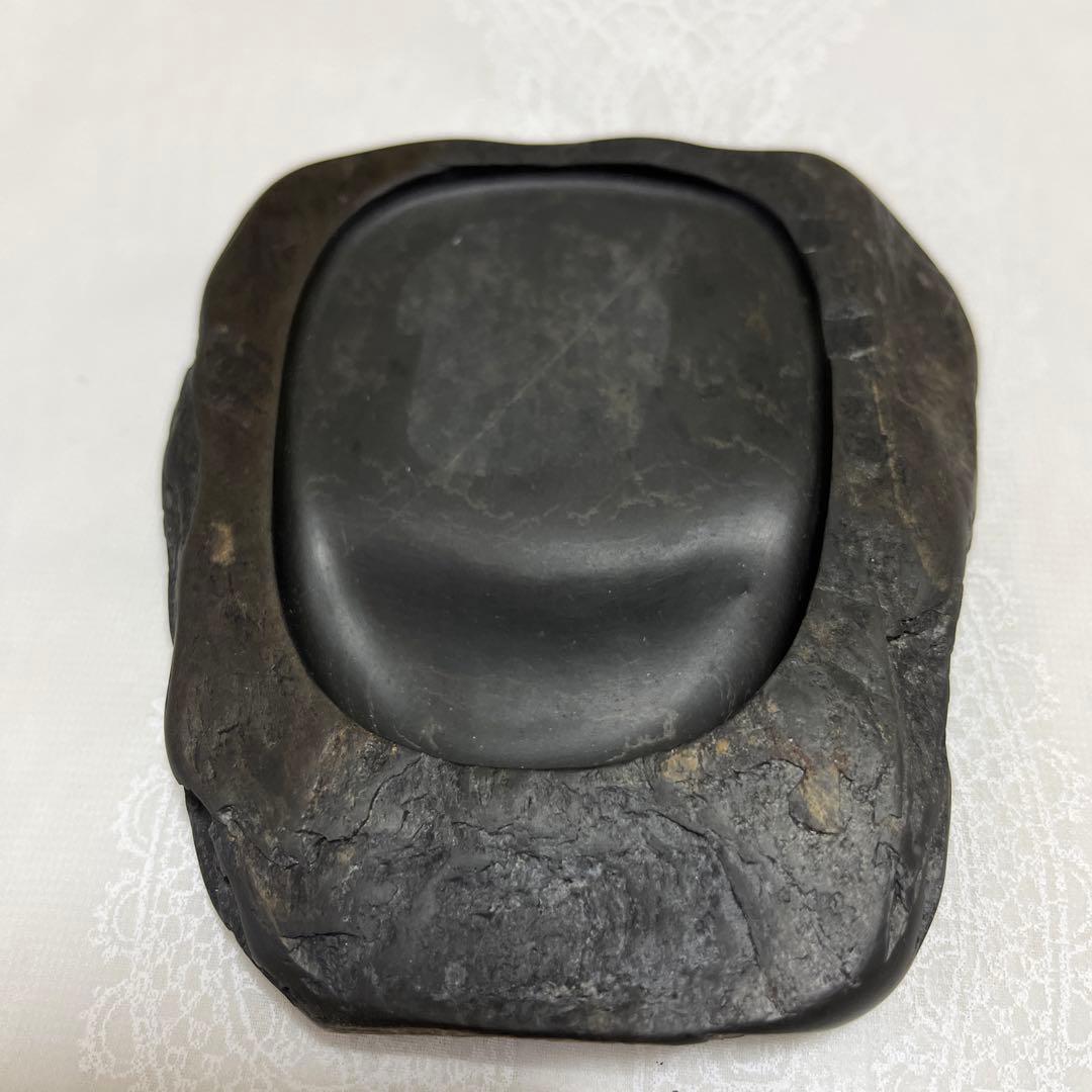 高島虎斑石硯⑥