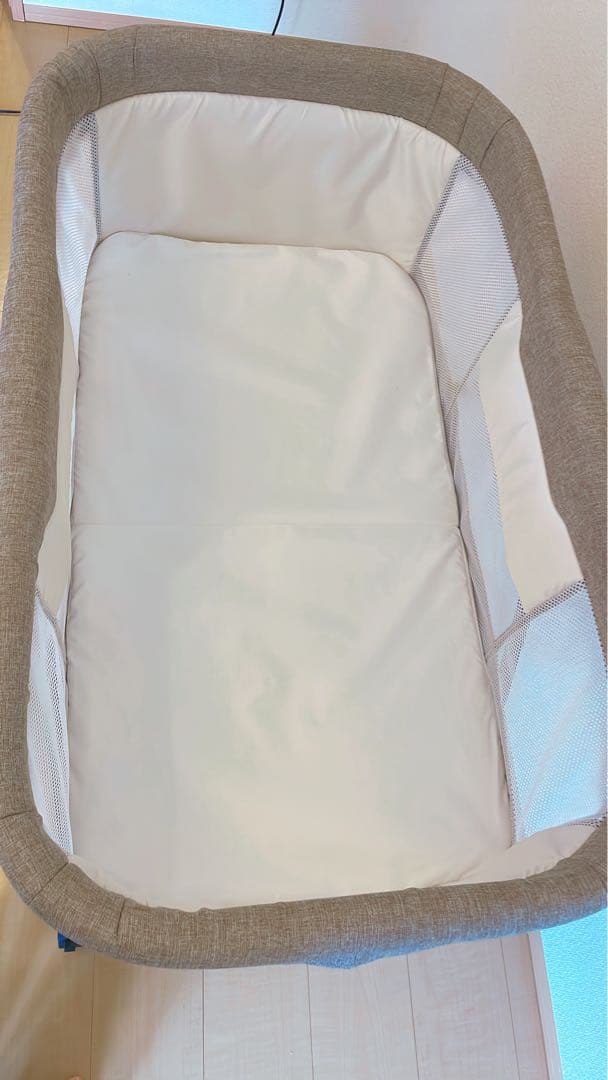 【美品】ベビーベット 折りたたみ ゆりかご 簡易