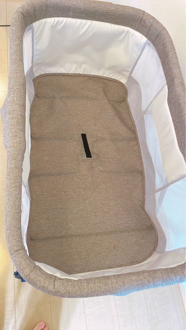 【美品】ベビーベット 折りたたみ ゆりかご 簡易