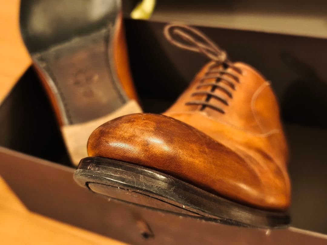 ISETAN MEN'S キャメル シューズ 42