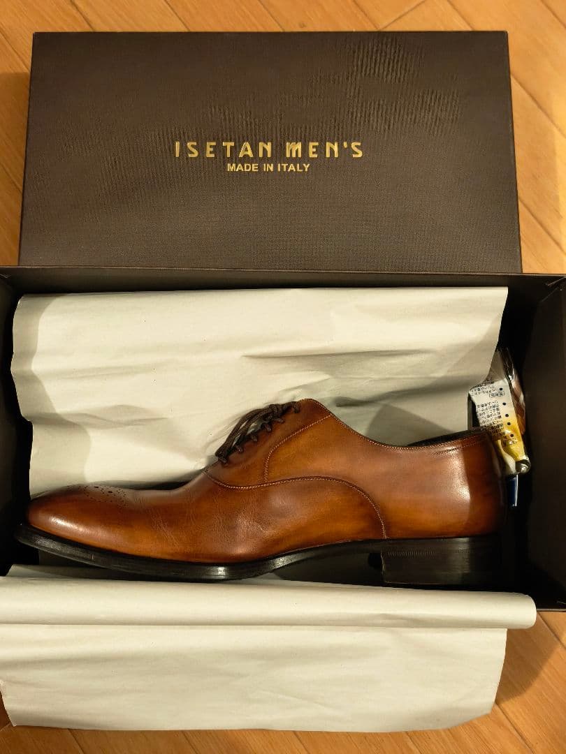 ISETAN MEN'S キャメル シューズ 42