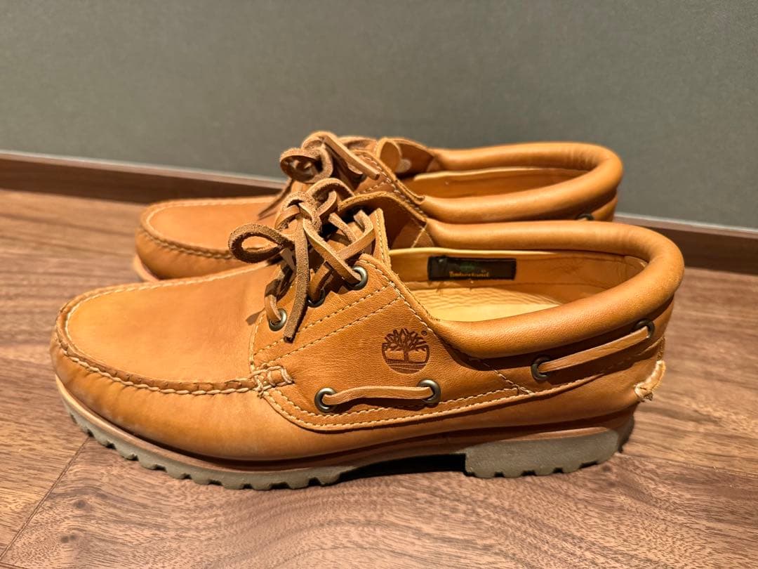週末セールTimberland スリーアイ 3eye デッキシューズ　ローファー