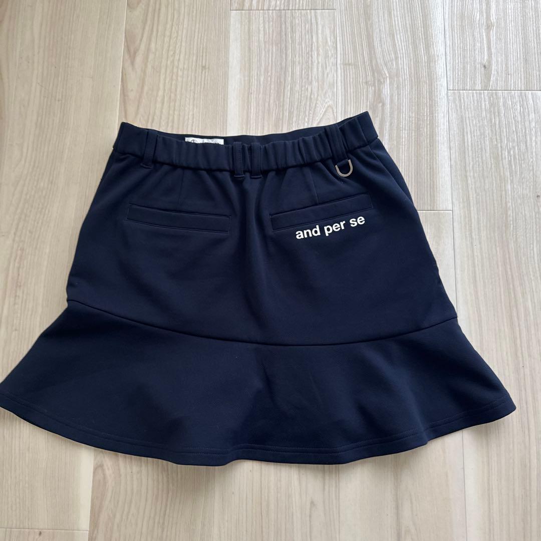 ☆専用商品☆ and per se プルオーバー＆スカートセット L ネイビー