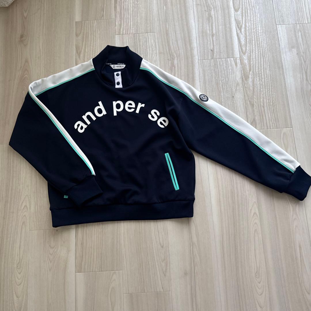 ☆専用商品☆ and per se プルオーバー＆スカートセット L ネイビー