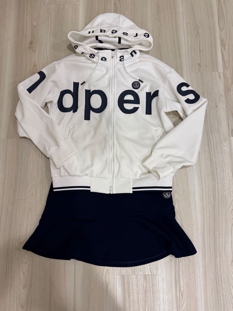 ☆専用商品☆ and per se プルオーバー＆スカートセット L ネイビー