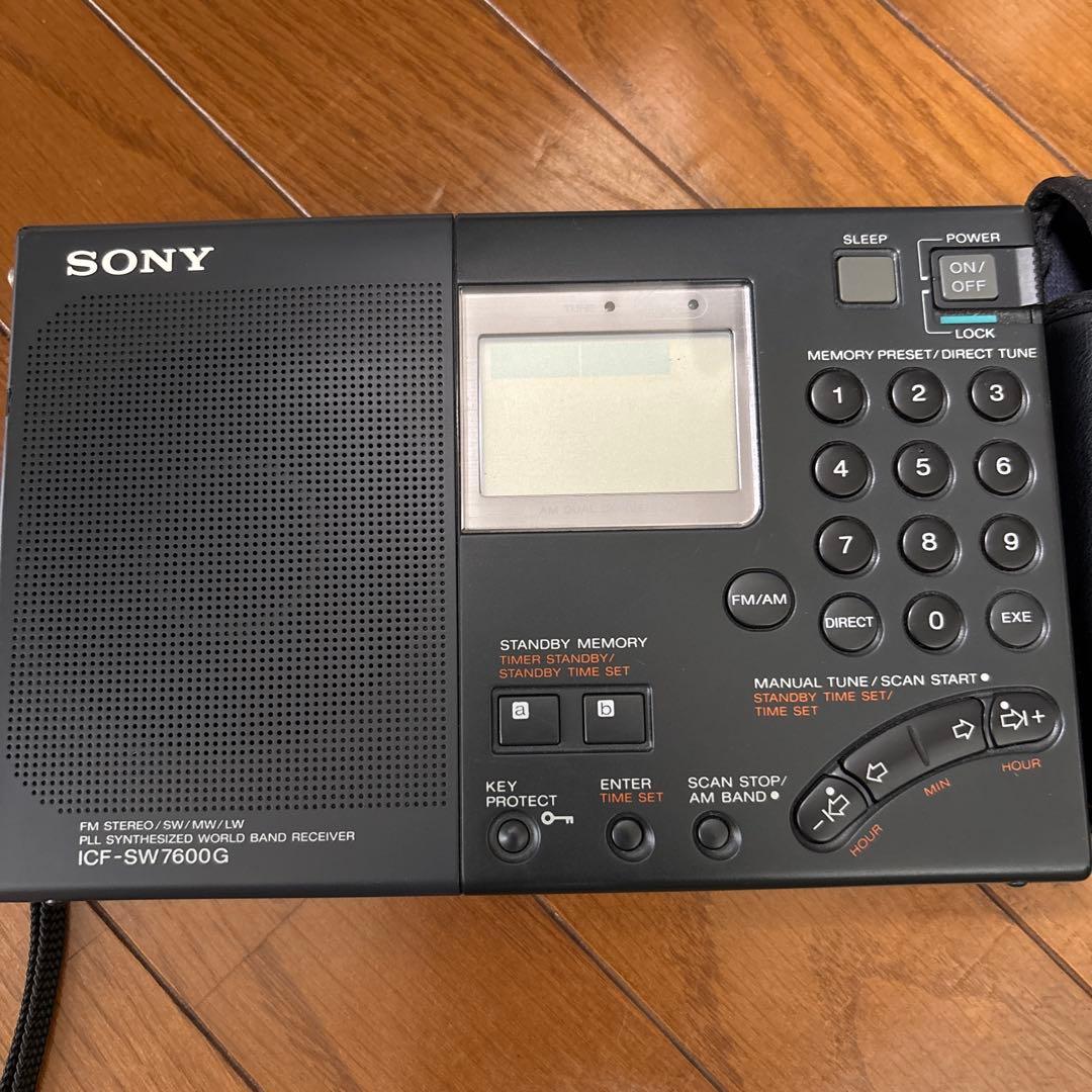 SONY ICF-SW7600G ラジオ受信機　ソニー