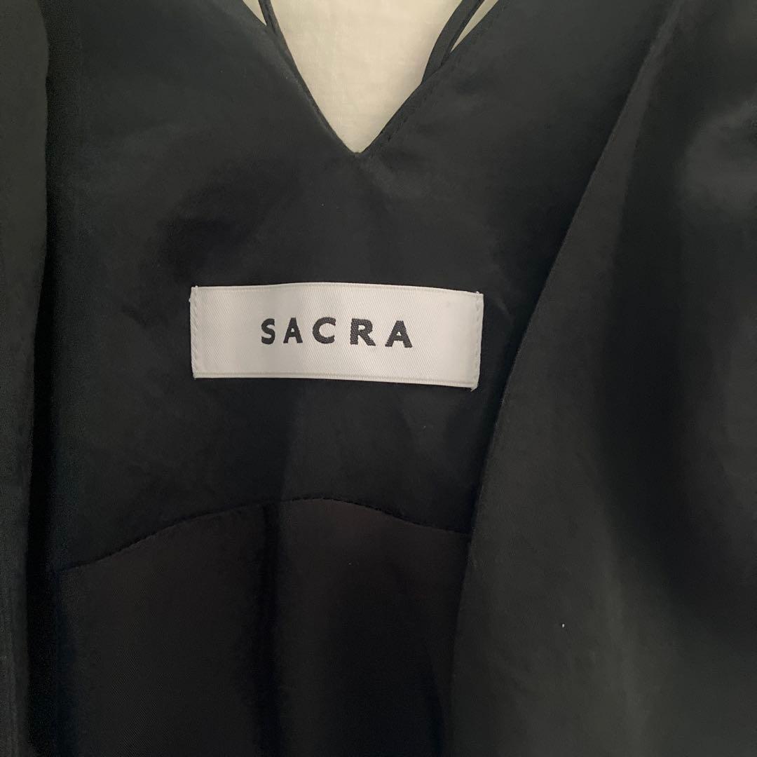 SACRA サテンワンピース
