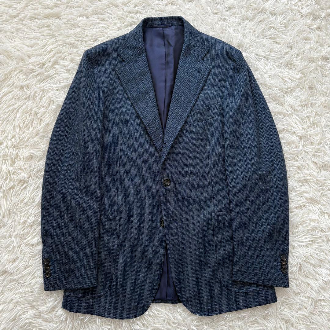Sartorio サルトリオ ジャケット 50 ウール ヘリンボーン