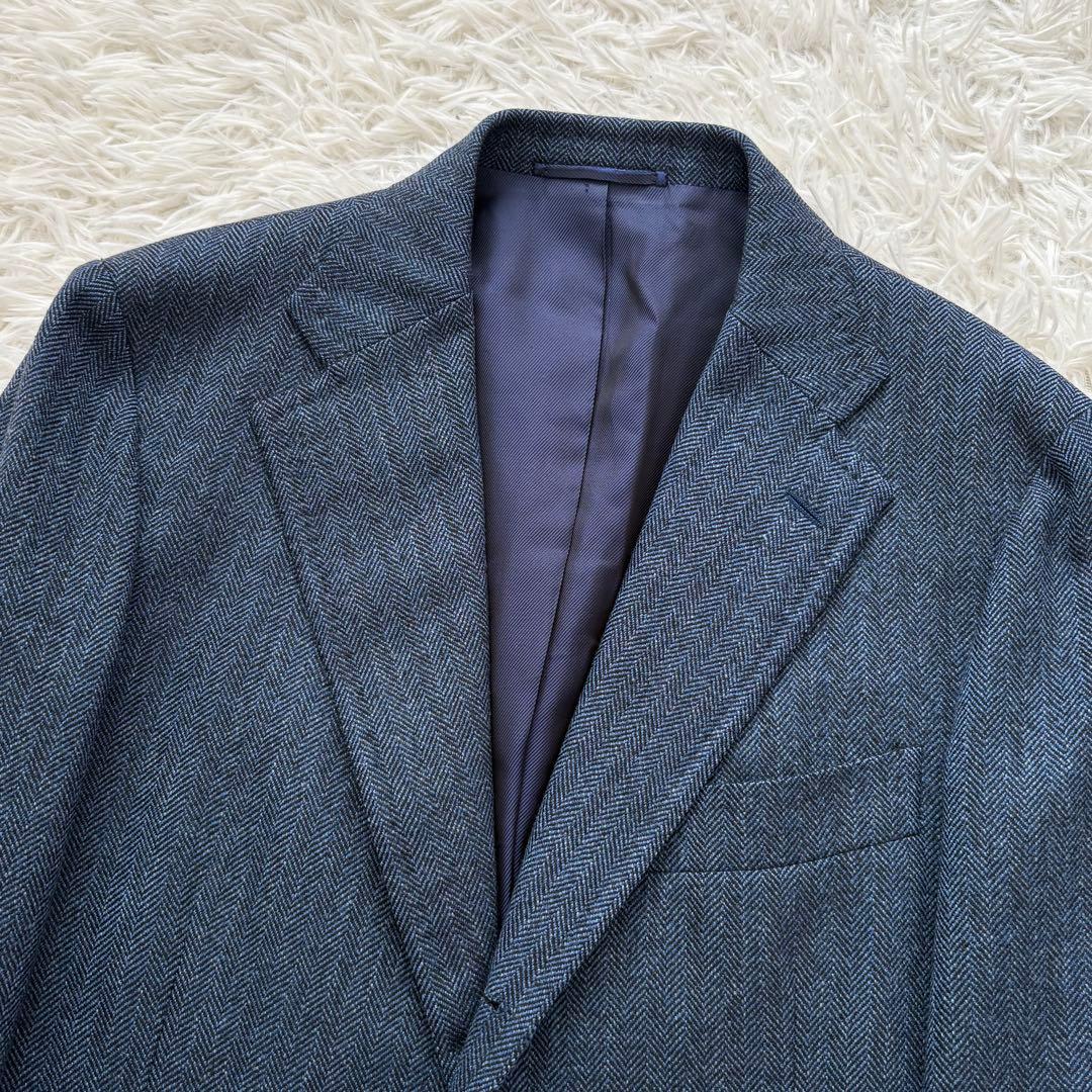 Sartorio サルトリオ ジャケット 50 ウール ヘリンボーン