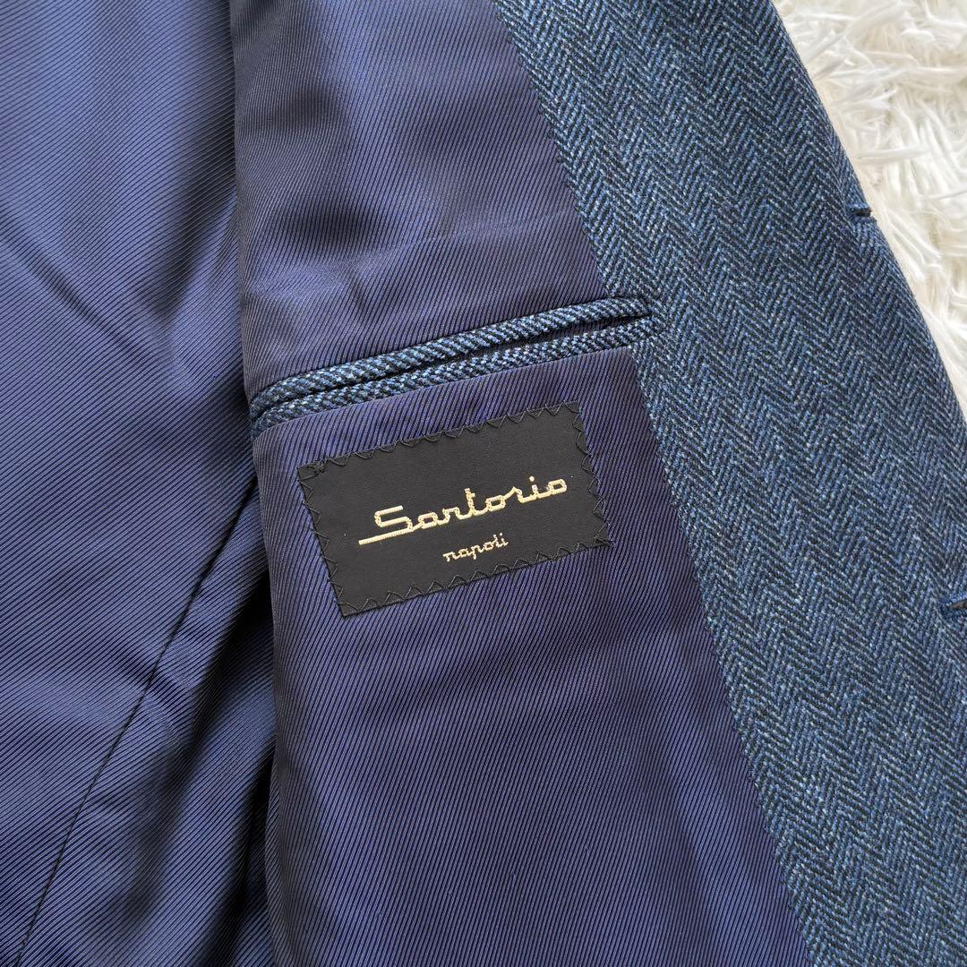 Sartorio サルトリオ ジャケット 50 ウール ヘリンボーン