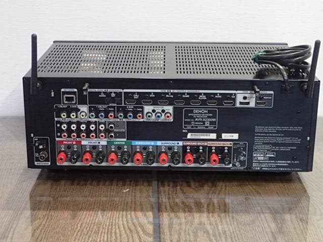 Denon AVR-X2300W AVアンプ　新品リモコン 美品・快調・美音響