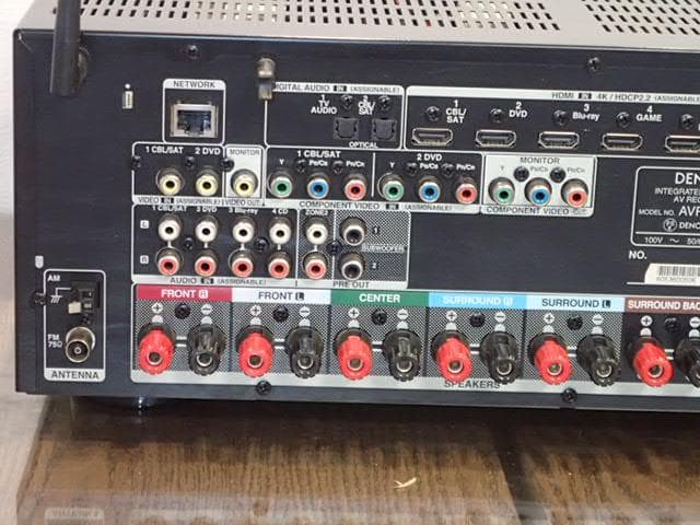 Denon AVR-X2300W AVアンプ　新品リモコン 美品・快調・美音響