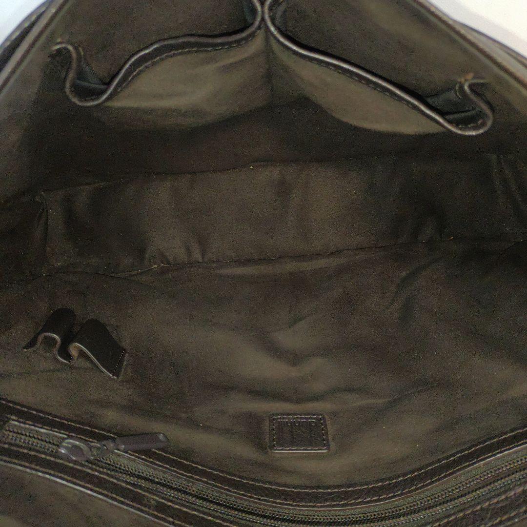 【美品】ダンヒル メッセンジャーバッグ レザー×PVC A4可 総柄 ブラウン