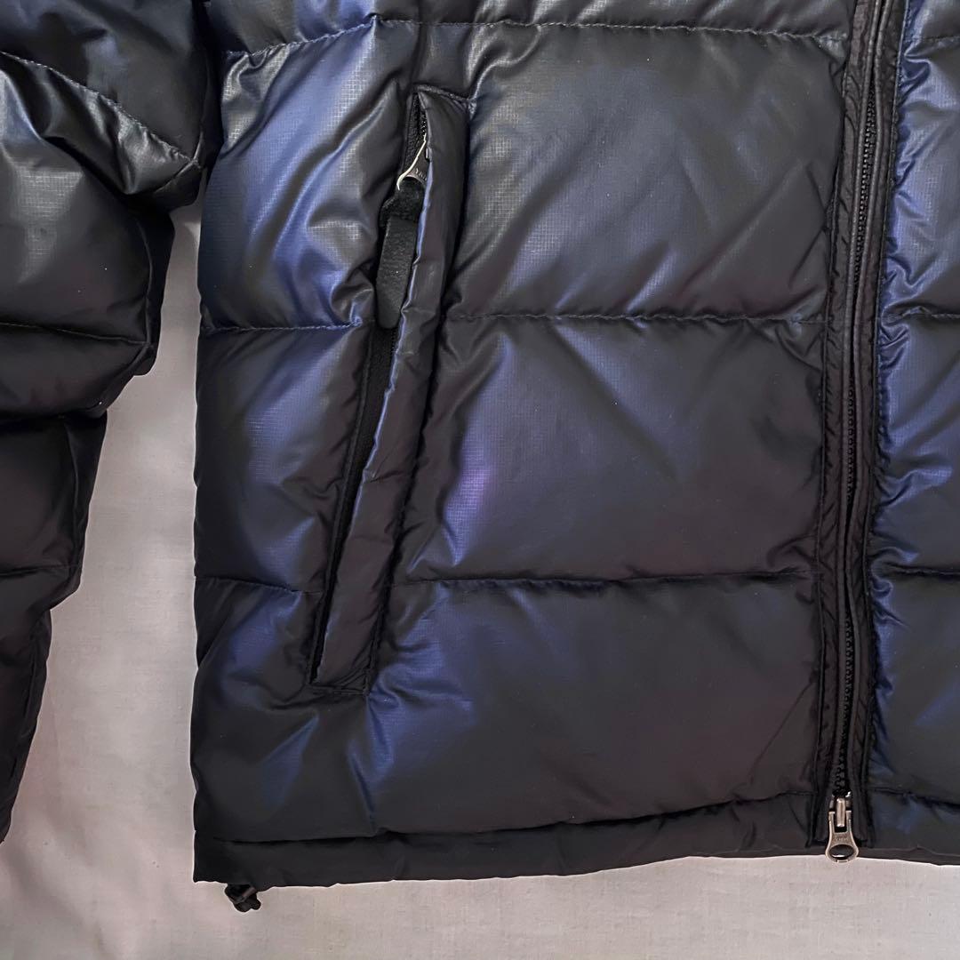 challenger ダウンジャケット　黒×紺　Lサイズ