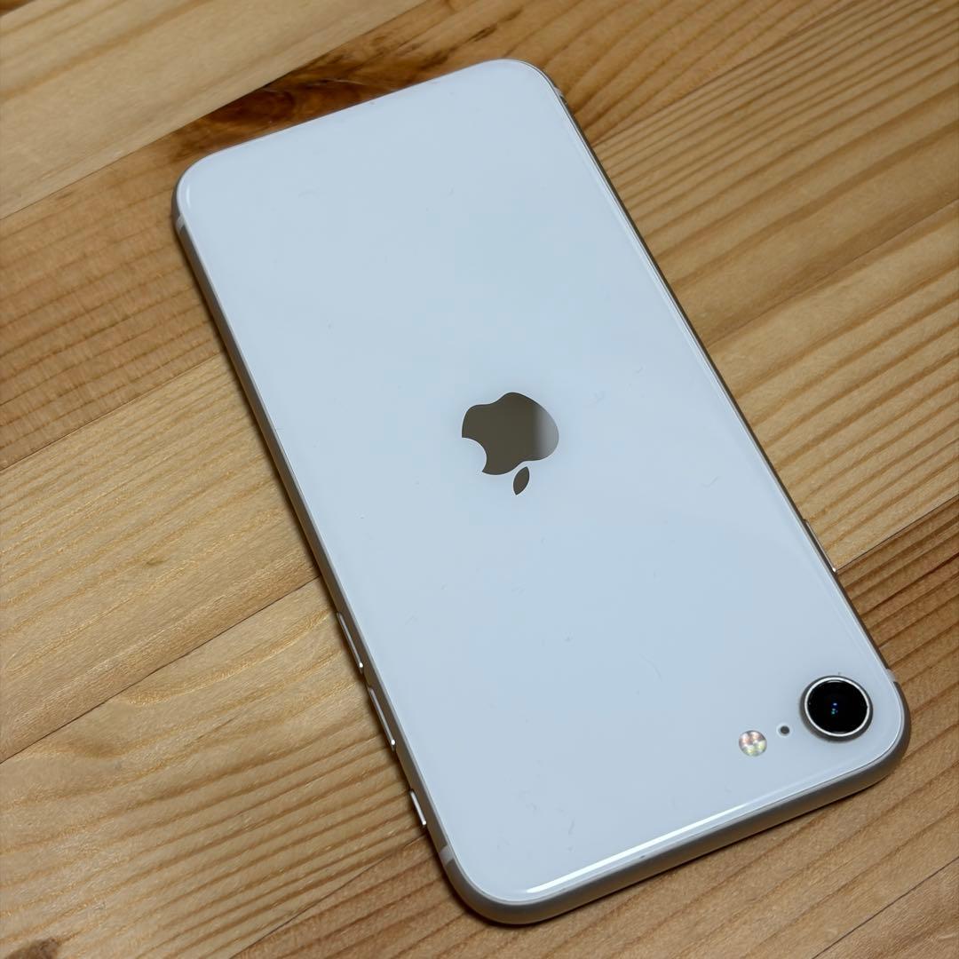 【美品】iPhoneSE3 128GB SIMフリー バッテリー新品おまけ付き！