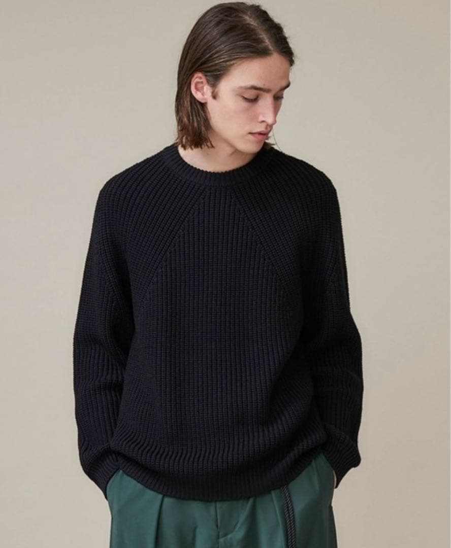 BATONER バトナーシグネチャークルーネックニット サイズ2