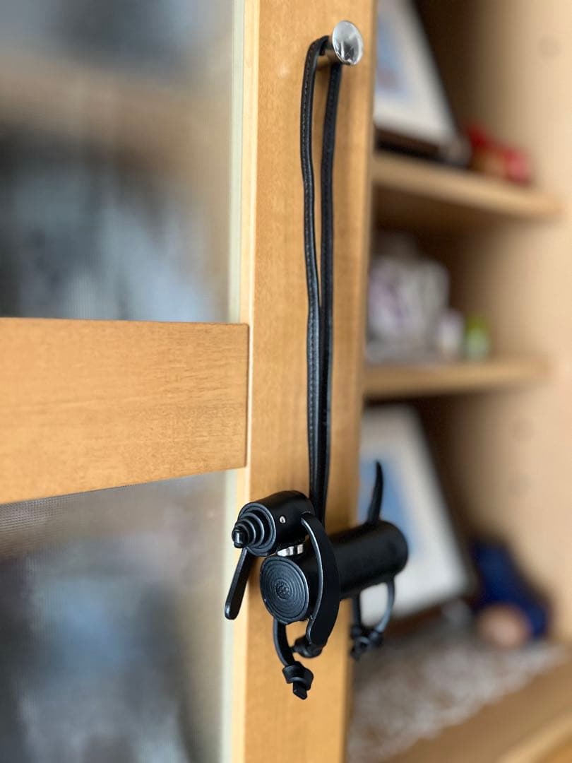 TOD’S トッズ レザー ドッグ チャーム (犬)ストラップ★黒 美品