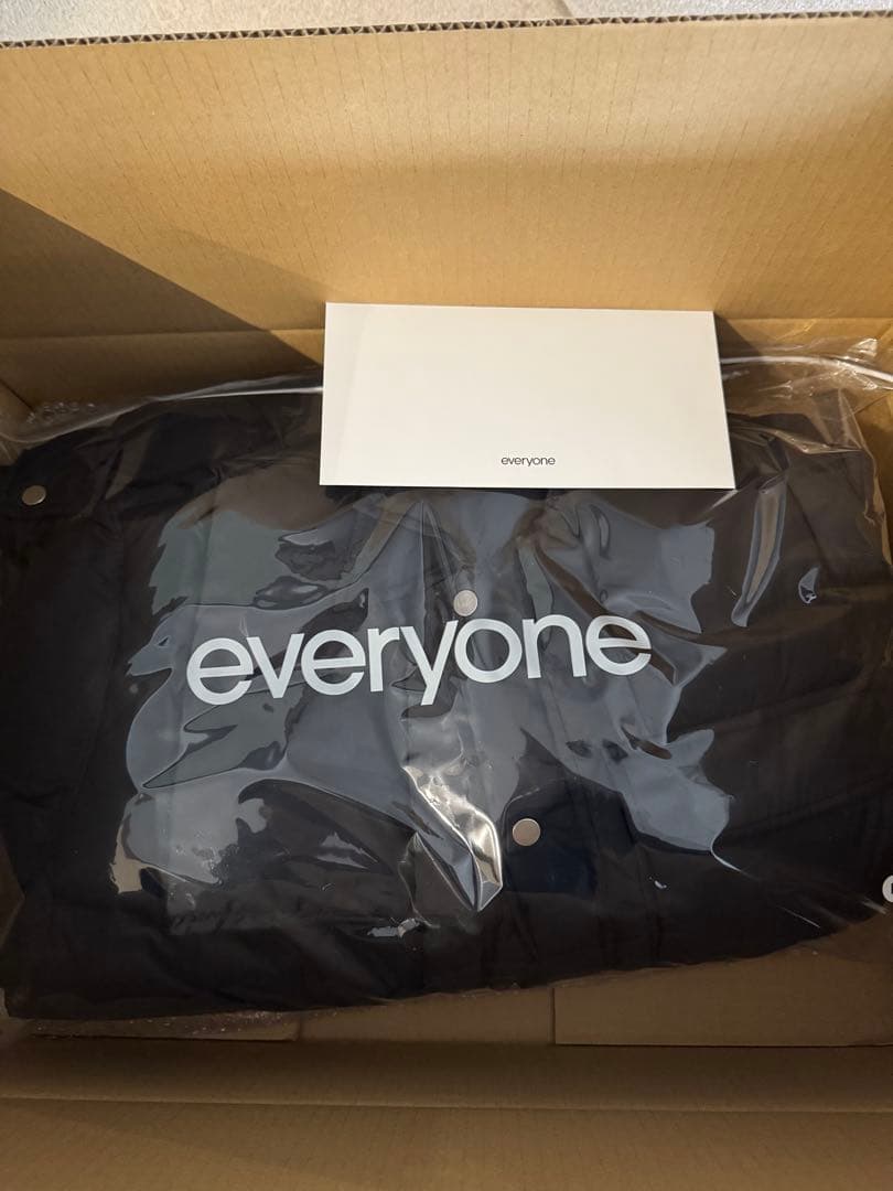 n　everyone down shirt jacket (BLACK)