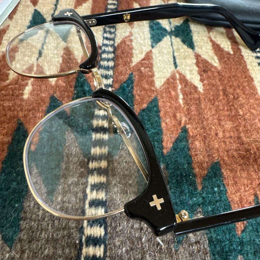 FOREMOST サングラス フリップアップ ブラックxゴールド 鯖江