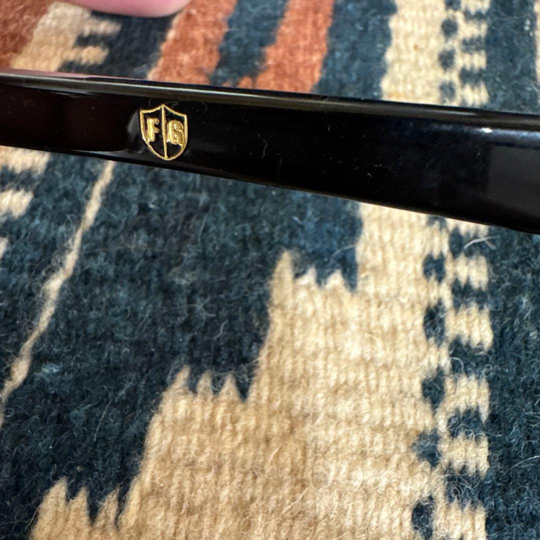 FOREMOST サングラス フリップアップ ブラックxゴールド 鯖江