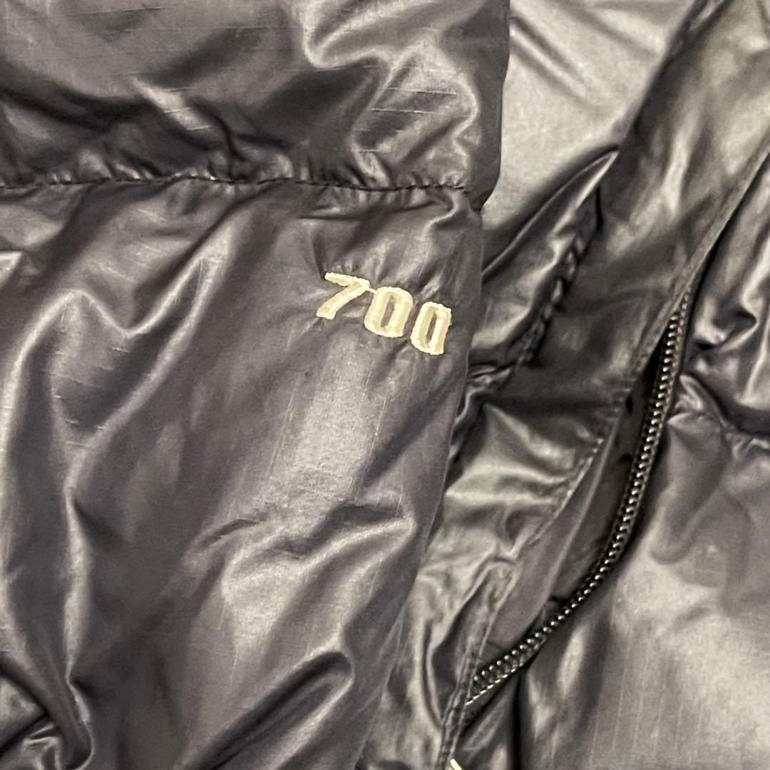 極美品 ノースフェイス　US規格 700フィル 肉厚 ヌプシダウン　XL 黒