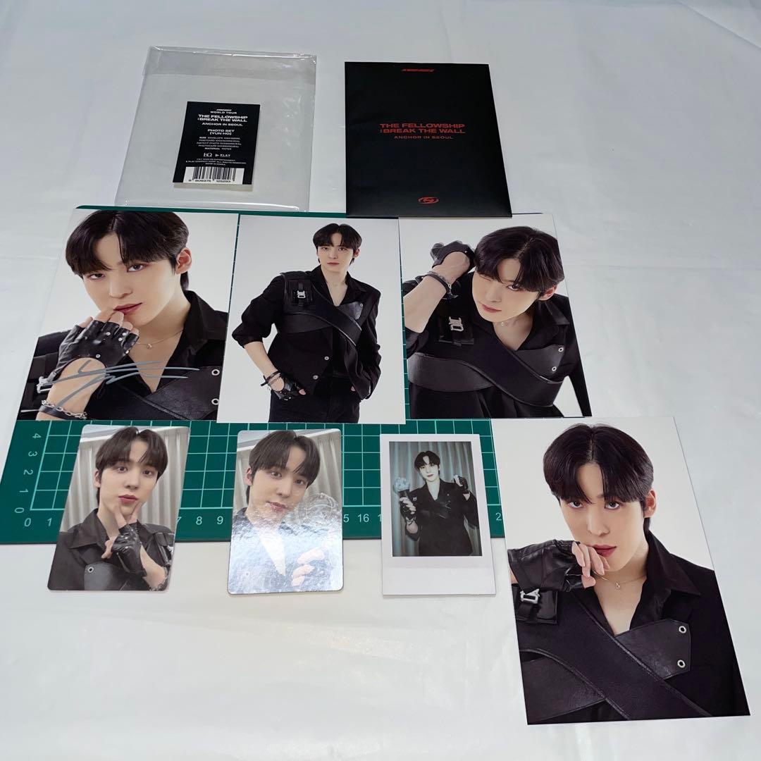 [新品未使用]ATEEZユノ 神戸アンコンフォトセット （直筆サイン入1枚あり）